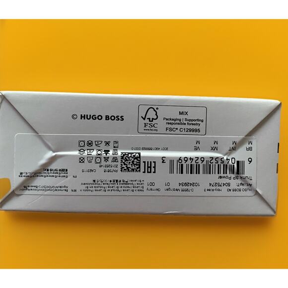 HUGO BOSS Boxer Briefs Mens M Black 3-Pack Power Trunk Cotton Stretch Logo - Picture 4 of 4